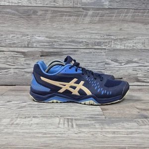 Zapatillas deportivas Asics Gel Challenger para hombre talla 9,5 azul dorado tenis encurtido - Imagen 1 de 13