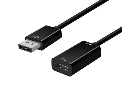 Monoprice DisplayPort 1.2a to 4K HDMI Active Adapter, Black - Image 1 of 4