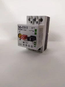 EATON Moeller PKZM 1-0.4 Motor Starter / Motor Protection Switch Timer 3 PHASE - Picture 1 of 12