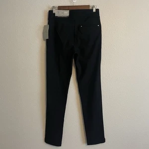 PGA TOUR Pull-On Golf Pants Women's Size M Black W/ Tummy Control PVBF7011DS - Picture 1 of 8