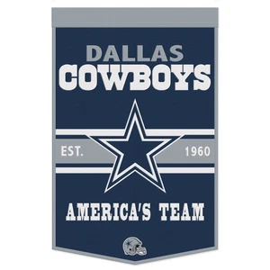 Dallas Cowboys Banner Lana 24x38 Dinastía Diseño Eslogan - Pedido Especial - Imagen 1 de 1