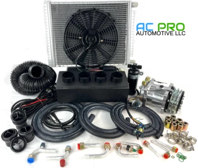 A/C KIT UNIVERSAL UNDER DASH IN DASH EVAPORATOR 450-000 Top Outlet Cool Only - Image 1 of 4