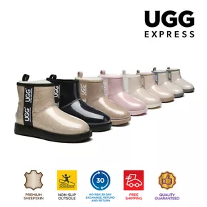 AUSTRALIAN SHEPHERD® UGG Boots Women Sheepskin Wool Waterproof Coated Mini Boots - Picture 1 of 72
