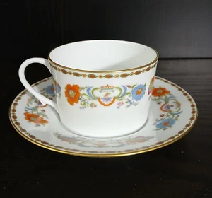 LIimoges France Ceralene A. Raynaud Vieux Chine Porcelain Tea Cup and Saucer Set - Picture 1 of 12