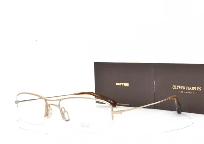 Oliver Peoples Gafas DORADAS Medio Montura Sin Borde 52-17-140 FOSSE CG Foto 1 de 4