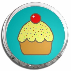 Cupcake Memo Fridge Magnet Plastic Clip (58mm) - Picture 1 of 2