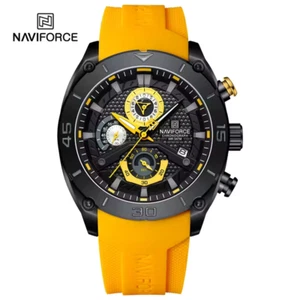 NAVIFORCE Trend Fashion Watches,Unisex,Sport Waterproof,Silicone Strap,New - Picture 1 of 6