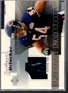 B3539- 2004 Upper Deck Finite HG Fabrics #FFBU Brian Urlacher Jersey - NM-MT - Picture 1 of 2