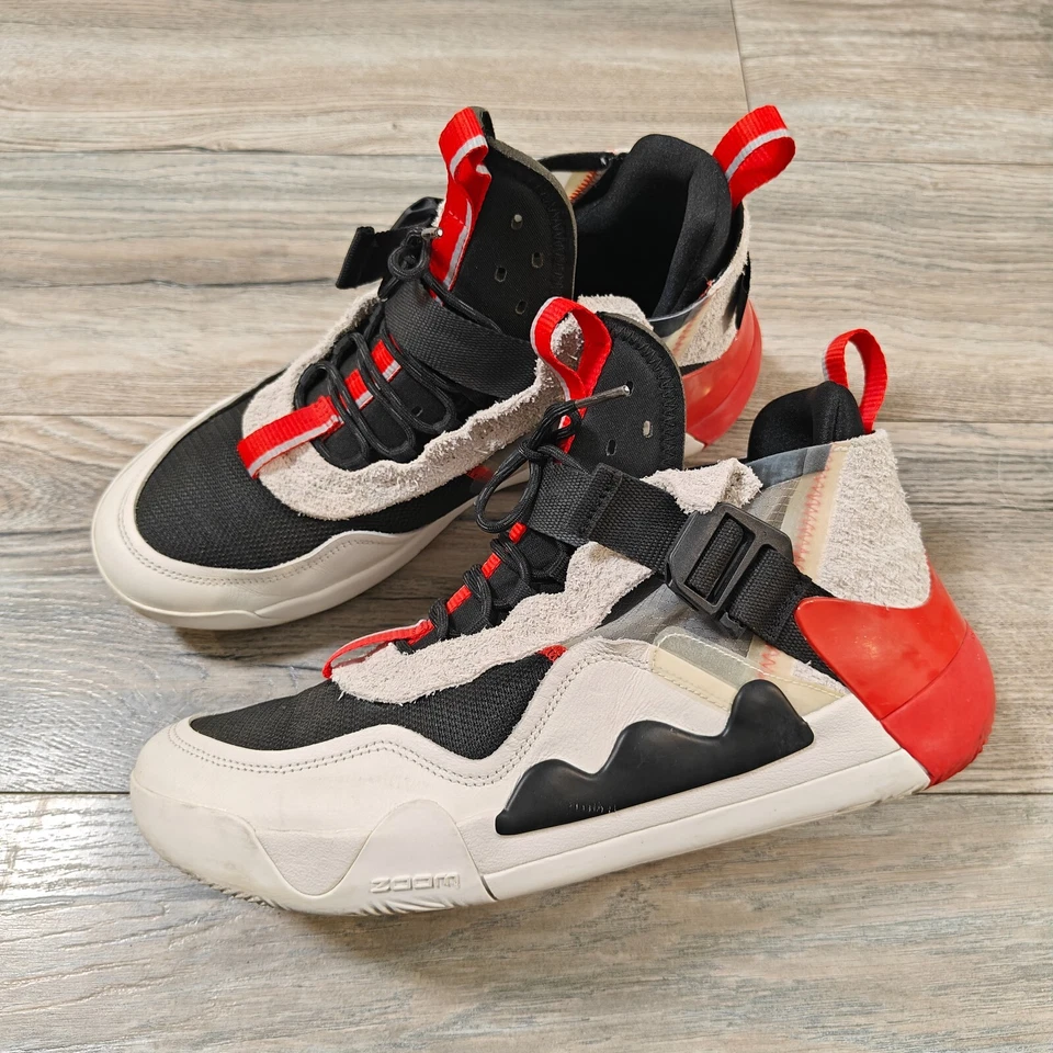 Nike Air Jordan Defy SP Hombres Blanco Negro Rojo CJ7698-106 US11.5 USADO Foto 1 de 4