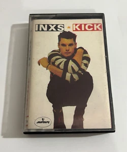 INXS kick COLOMBIA cassette tape ORIGINAL / official mega rare unique p/s no LP - Picture 1 of 3