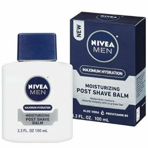 Nivea Men Moisturizing Post Shave Balm Maximum Hydration Nongreasy Aloe 3.3oz - Picture 1 of 7