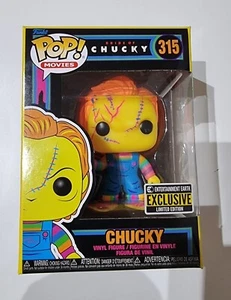 Funko Pop Bride of CHUCKY #315 Black Light Entertainment Earth Exclusive Box9/10 - Imagen 1 de 8