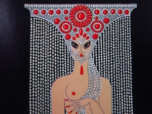 ERTE No. (1) One Numbers Series 1978 Ltd Vintage 12x9" Lithograph Art Print - Picture 1 of 4