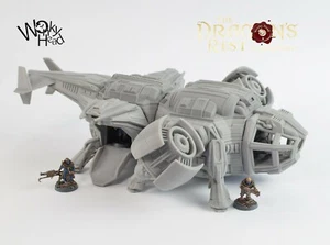 HUGE Dragons rest dragonfly dropship. tabletop wargaming terrain - Picture 1 of 10