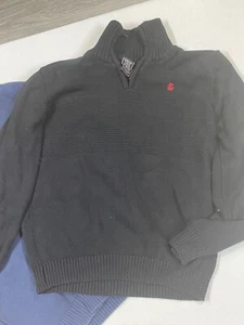 IZOD Black Pullover SWEATER BOYS SIZE 10-12 - Picture 1 of 2