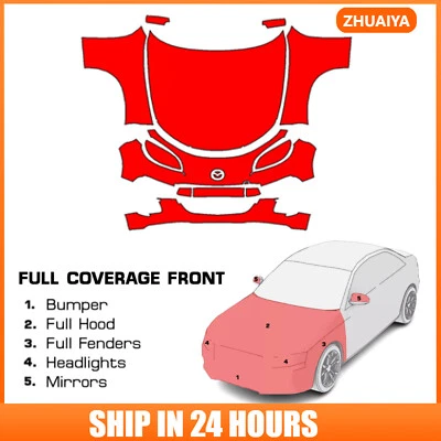 Kit de sujetador transparente de película de protección de pintura precortada PPF para Mazda MX5 Miata 2013-2015 Foto 1 de 4