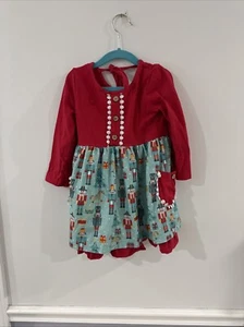 Exclusive Of Decoration Girls Holiday Dress Size 4 - Picture 1 of 7