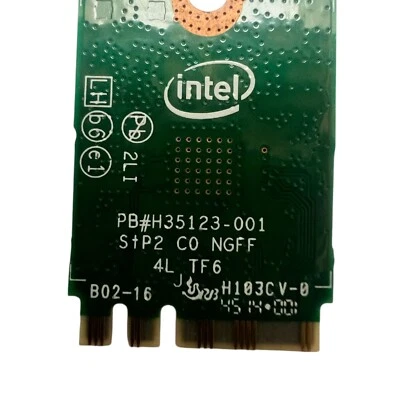 Intel Dual Band Wireless-AC 7265 WLAN Karte - 7265NGW - P/N: 0XXY3M - Bild 1 von 4