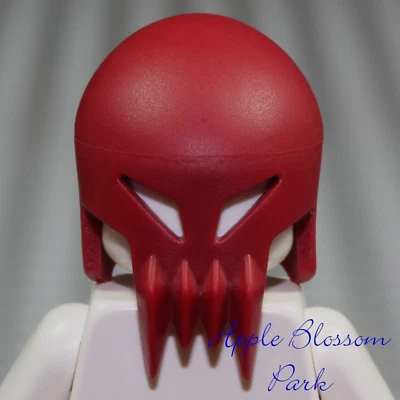 NEW Lego Dark Red MINIFIG SKULL FANG HELMET - Space Police 3 Alien Craniac 5985 - Image 1 of 3