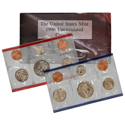 1996 United States Mint Uncirculated Coin Set (U96) Cover