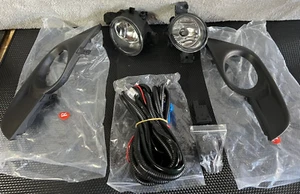 Fog Lights Clear Lens Fits 2013-2015 Nissan Altima Sedan Bezels Wires Switch NEW - Picture 1 of 2