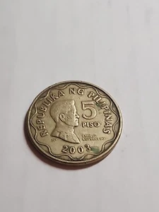 2003 Pilipinas 5 Piso Coin - Lot BT350 - Picture 1 of 2