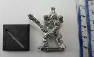 CAOS WARRIOR CHAMPION Metal Realm of Chaos Warriors Army Warhammer 1980s O2D - Imagen 1 de 2