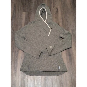 Sudadera con capucha Stio polar agujeros para el pulgar cremallera asimétrica gris para mujer S - Imagen 1 de 4