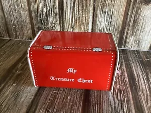 MY TREASURE CHEST VINTAGE WESTPAC TIN SAVINGS MONEY BOX VGC - Picture 1 of 5