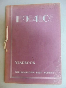 Williamstown MA High School yearbook 1940 Massachusetts - Foto 1 di 4
