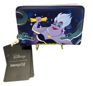 Loungefly Disney The Little Mermaid Ursulas Lair Zip Wallet Glow In The Dark - Picture 1 of 12