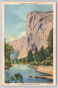 Postkarte El Captain Yellowstone Valley Wyoming - Bild 1 von 2
