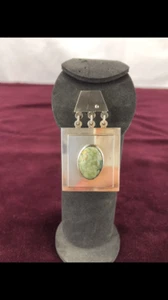 Colgante de plata de ley 925 JASPIS UNAKITE Joaquín Tinta Ecuador NUEVO. - Imagen 1 de 5