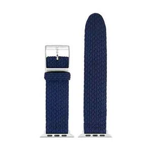 Apple Watch Watch Strap Perlon Blue by Eulit - Series 1 2 3 4 5 6 7 8 9 SE - Picture 1 of 4