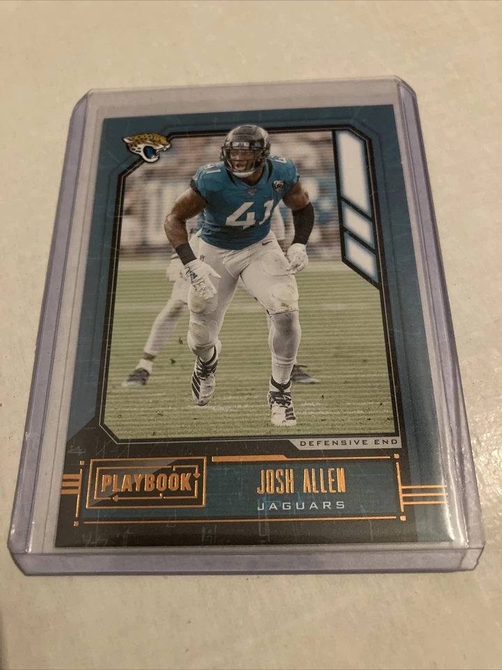 2020 Playbook Josh Allen #18 Orange Parallel Jaguars - Image 1 of 1