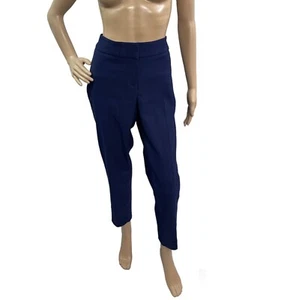 Cappagallo Women’s Size 6 Solid Navy Blue Dress Pants - Picture 1 of 4