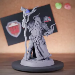 Odin All-Father Miniature Druid Wizard Dungeons and Dragons Mini DnD 5e TTRPG - Picture 1 of 8