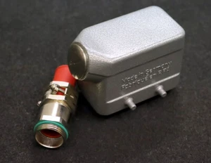 HARTING 1 Stück 10-poliger Stecker, female, komplett 16A 380V mit HAN E10F - Bild 1 von 8