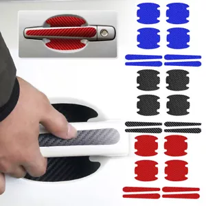8pcs Car Door Handle Bowl Anti-scratch Protector Sticker Cover Trim Accessories - Picture 1 of 16