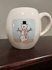 RAE DUNN Snowman Mug (Artisan Collection By Magenta) Red Interior, NEW/NeverUsed