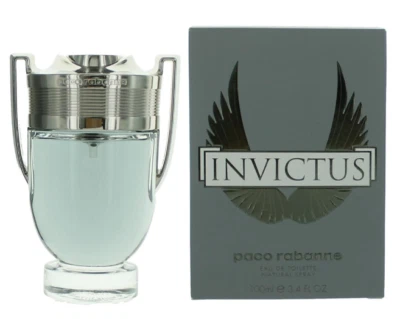 Invictus por Paco Rabanne 3,4 fl oz Eau De Toilette Spray para Hombres NUEVO SELLADO Foto 1 de 3