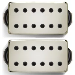 Bare Knuckle Pickups Silo Pickup Set, 6-String, Nickel Covers, Black Bolts - Picture 1 of 1