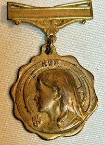 Holy Name Society Pin 1940’s Immaculate Heart Of Mary - Picture 1 of 6
