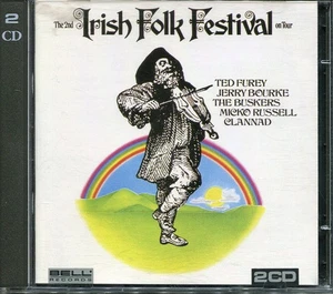 DOPPEL-CD The 2nd IRISH FOLK FESTIVAL ON TOUR  BELL  Furey Bourke Russel Clannad - Picture 1 of 3