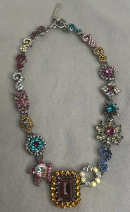 Rodrigo Otazu rosa Kristall mit Anhänger Halskette - Bild 1 von 16