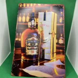 Chivas Regal- 12 Year- Metal Bar sign - Picture 1 of 2