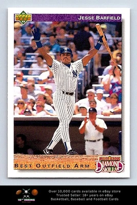1992 Upper Deck BASEBALL #644 Jesse Barfield - Image 1 of 2