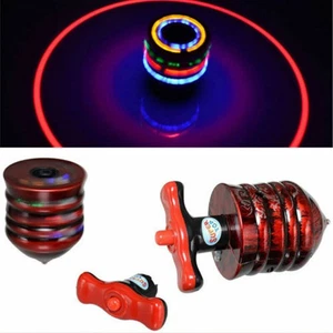 Toys For Boys Spinning Gyro Spinner LED Music Lights Kids Birthday XMAS Gift A - Picture 1 of 13