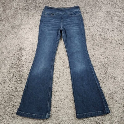 Sofia Vergara Jeans Women 8 Flare High Rise Pull On Dark Wash Denim Melisa 27x33 - Image 1 of 4