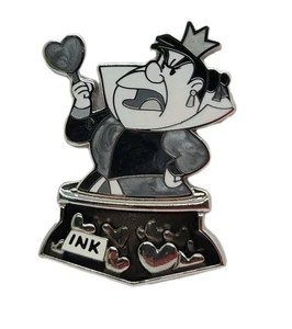 Disney Pin 2025 LE Inkwells Evil March Alice Wonderland Queen of Hearts #172037 - Picture 1 of 11